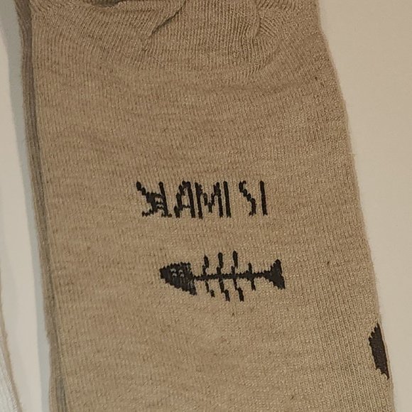 SET OF FIVE PAIR CARTOON CAT FOOTIES NWOT - Picture 8 of 8